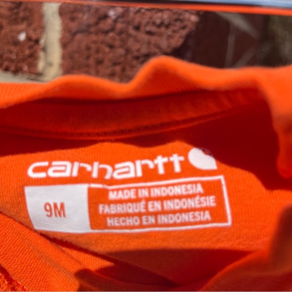 Carhartt Orange Kids Bodysuit with Deer Print - Picture 4 of 5